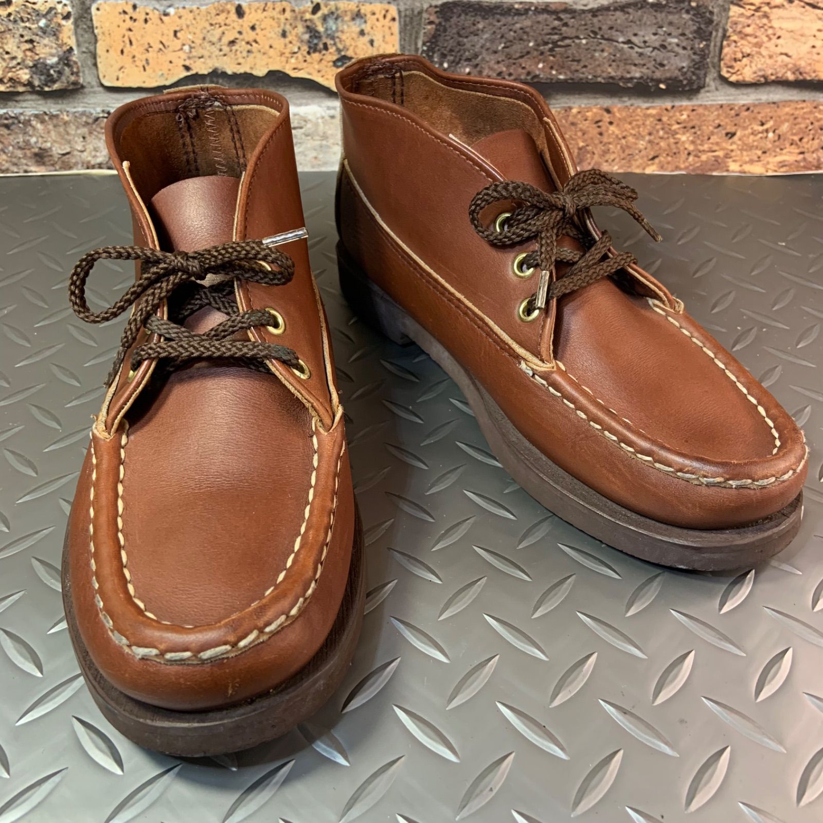 Russell Moccasin Chukka チャッカブーツ US6.5D JP24.5㎝ ラッセルモカシン アメリカ製 25I17-RUSS