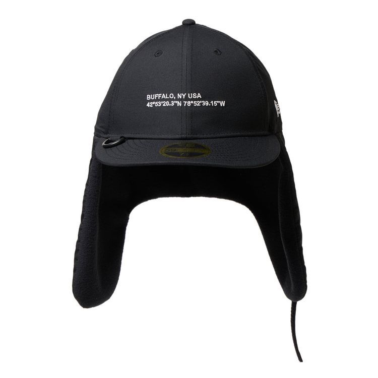25秋冬 ニューエラ NEW ERA メンズ レディース ユニセックス LP 59FIFTY Dog Ear Angler Collection ブラック アウトドア 14707016 防寒 帽子 キャップ 耳当て付き