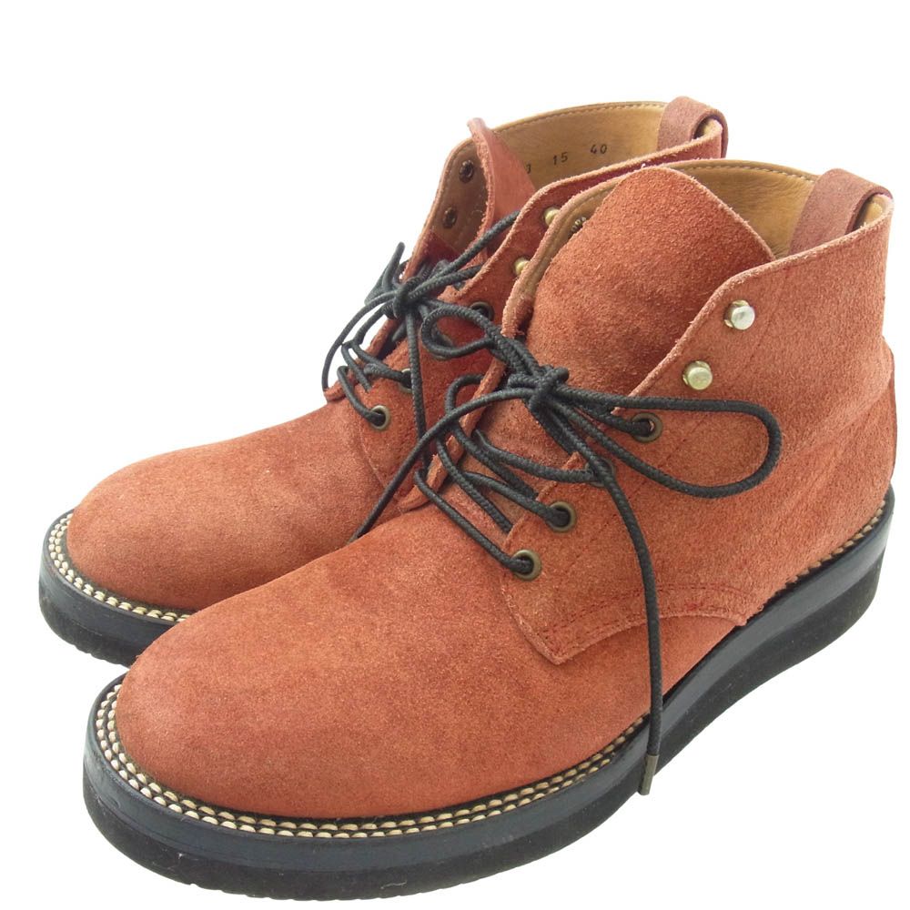 BACKBONE バックボーン SUEDE PLAIN TOE スエード プレーントゥ ブーツ