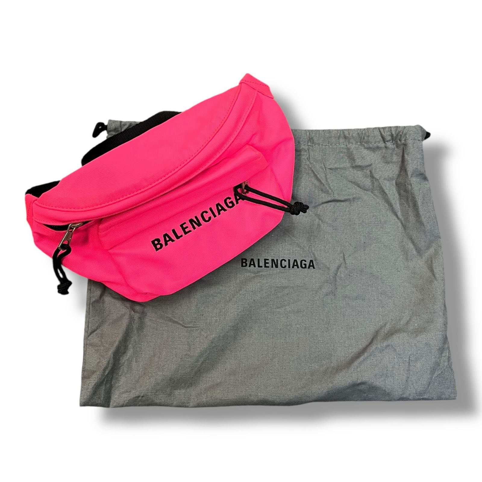 美品 BALENCIAGA ボディバッグ・ウエストポーチ ピンク BALENCIAGA バレンシアガ ボディバッグ ウエストポーチ