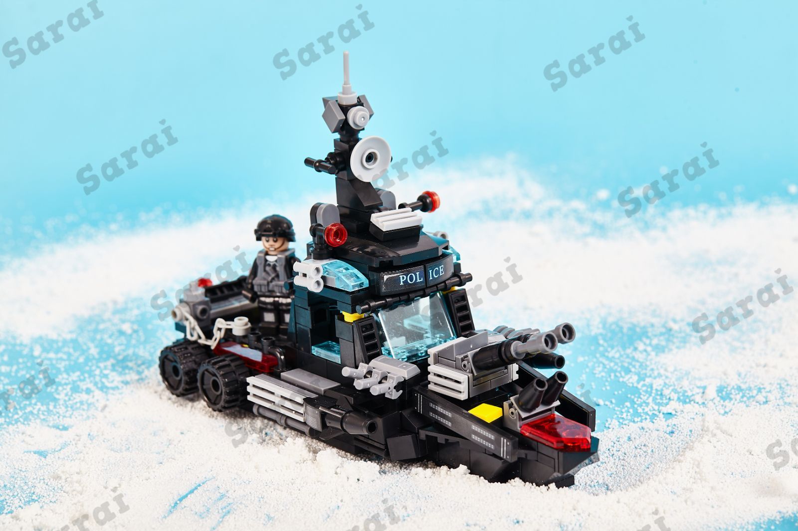 LEGO レゴ 互換 ブロック SWAT 警察 特殊部隊 戦艦 戦闘船 ミニフィグ