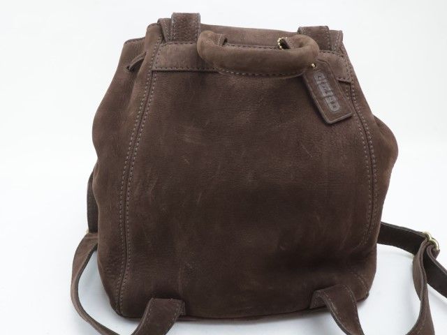 2406-56 コーチ 4938 オールド リュックサック COACH ヌバック製