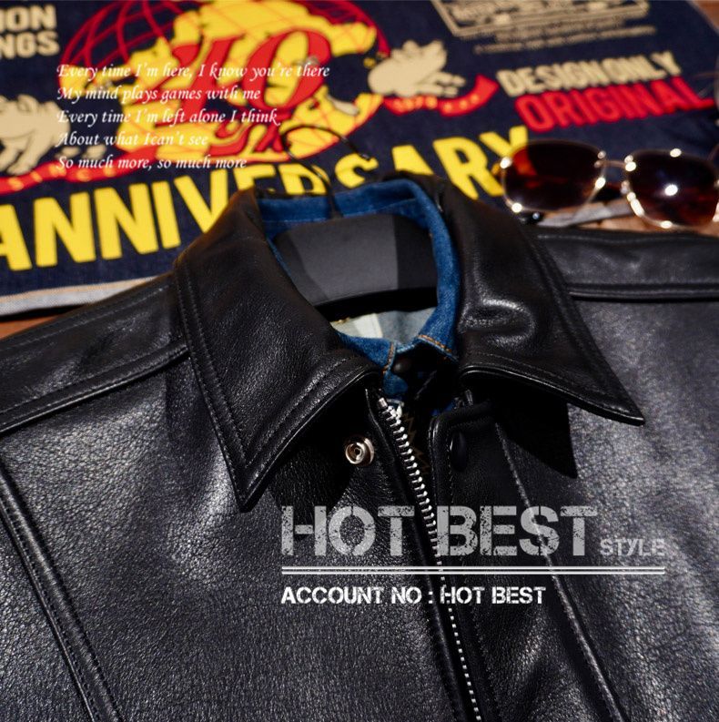 CiduLeathers / カウハイド/ 3rd / ※9日で終了します カウハイド 復刻30年代 スタイル シングルライダース メンズ 革ジャン