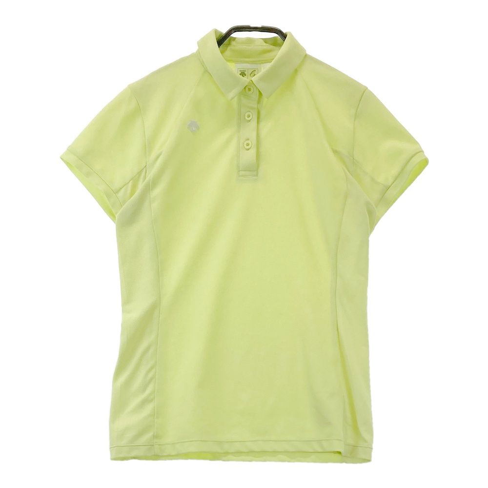 サイズ：S DESCENTE GOLF デサントゴルフ 半袖ポロシャツ グリーン系 