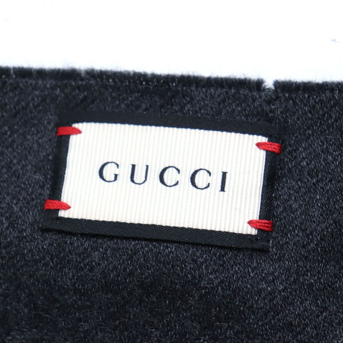 美品◇GUCCI グッチ 456362 GG柄 カシミヤ100％ ストール/マフラー 36  