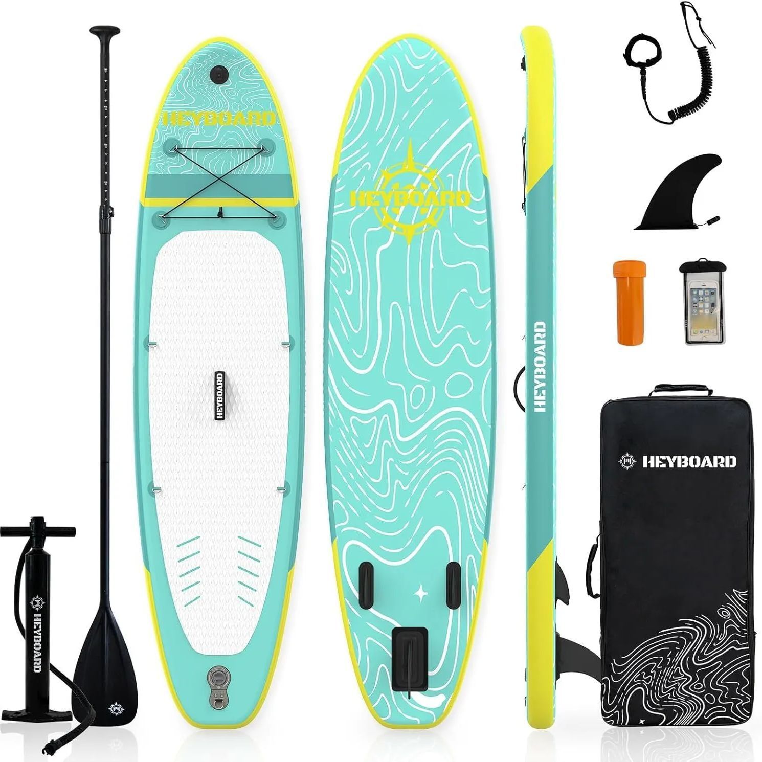 SUP インフレータブル ミントグリーン スタンドアップパドルボード SUP インフレータブル ミントグリーン スタンドアップパドル