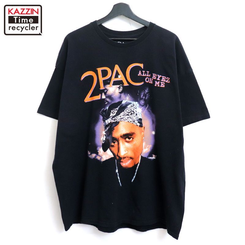 00s 2PAC ヒップホップ ラッパー バンドTシャツ メンズ 表記XXL