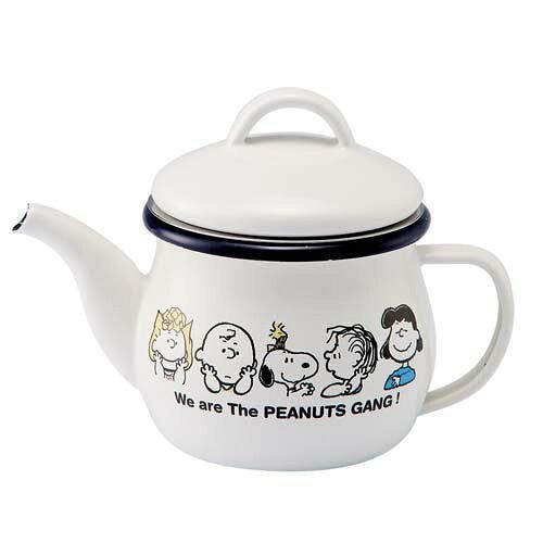 3営業日で発送 豊琺瑯 Yutaka Horo スヌーピー SNOOPY ブレイクタイム ホーローティーポット 茶こし付 紅茶 お茶 ガス火 SNJ-2306