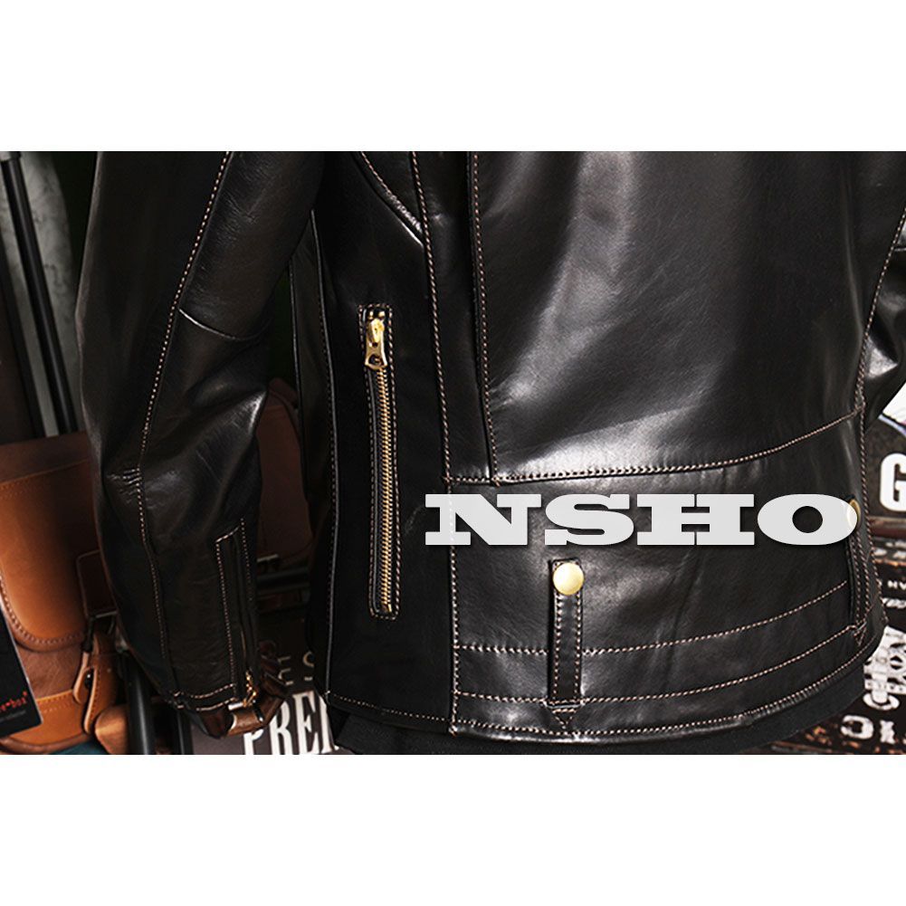 ☆高級 馬革 ホースハイド 50's J-24タイプ ダブルライダース メンズ