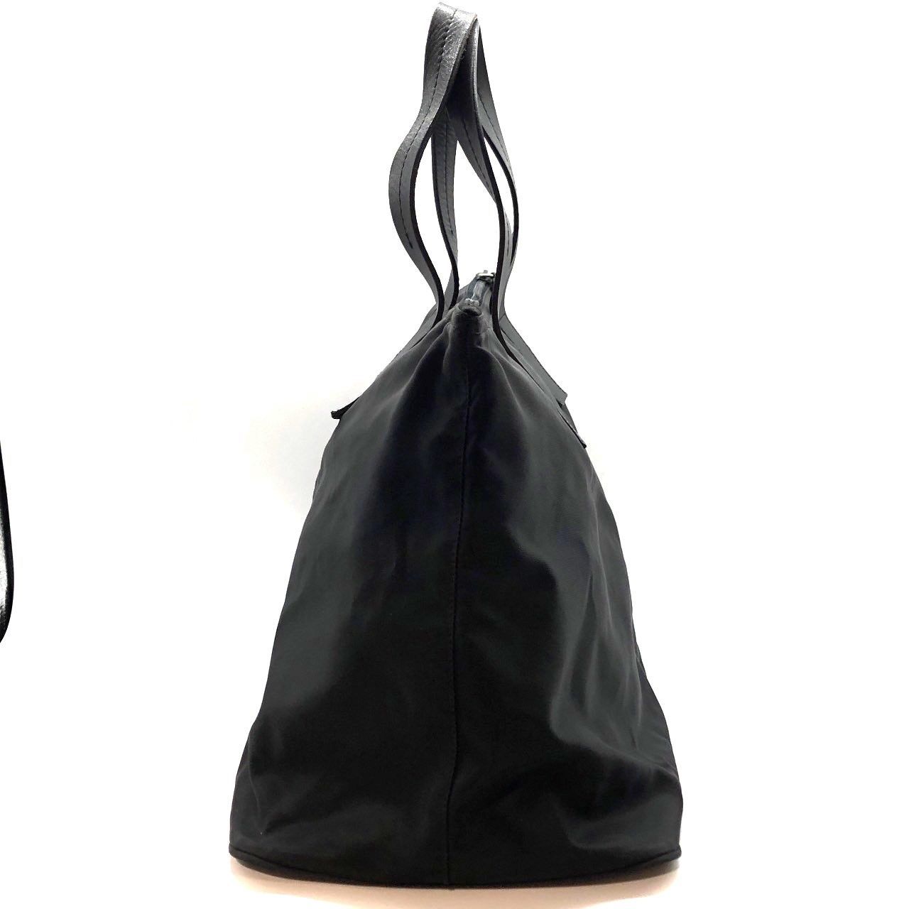 ☆PRADA プラダ ナイロン トートバッグ ハンドバッグ 三角プレートロゴ