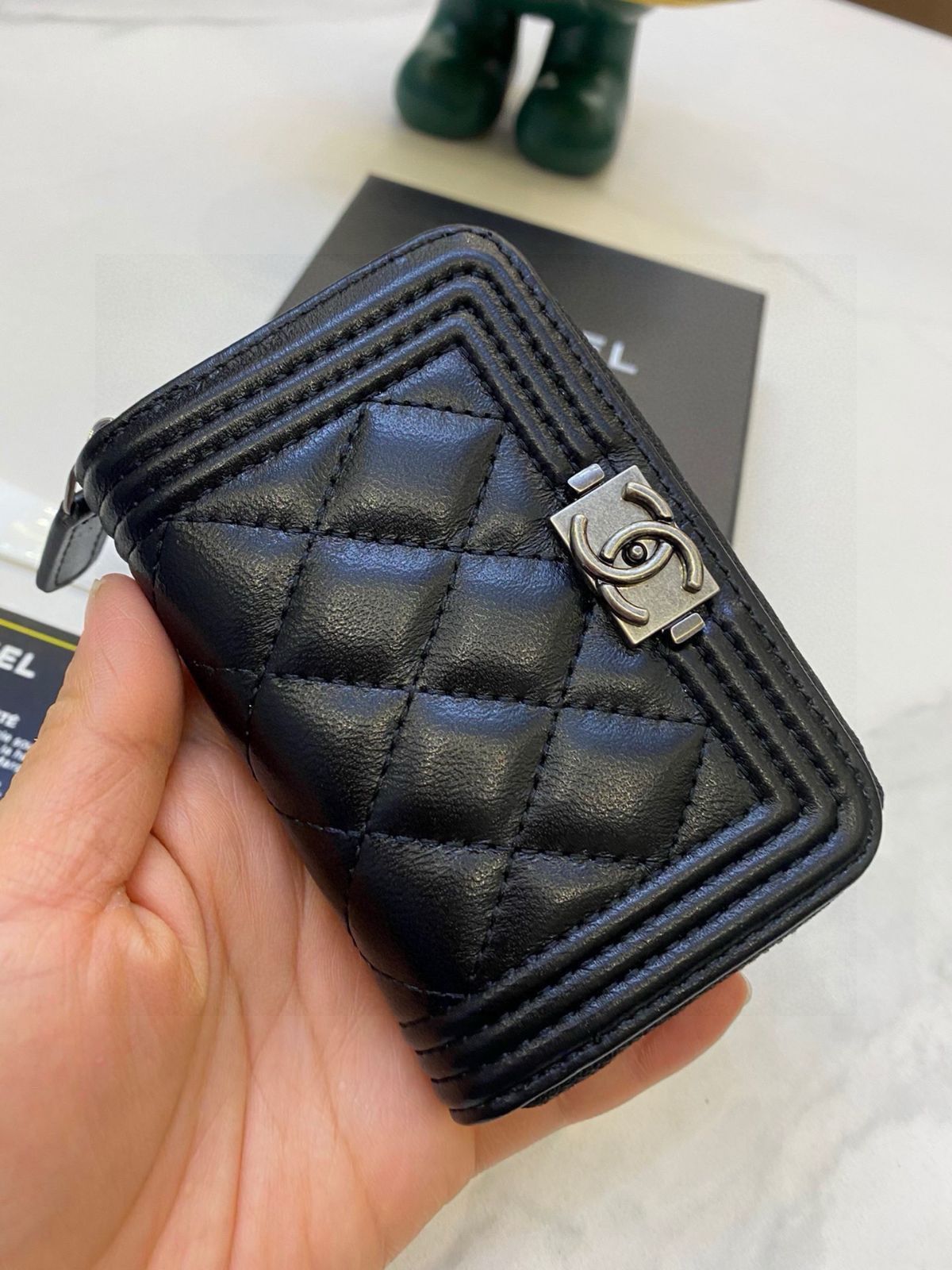 CHANEL カードケース/ケース CHANEL 並行輸入 シャネル カードケース キャビアスキン CARD
