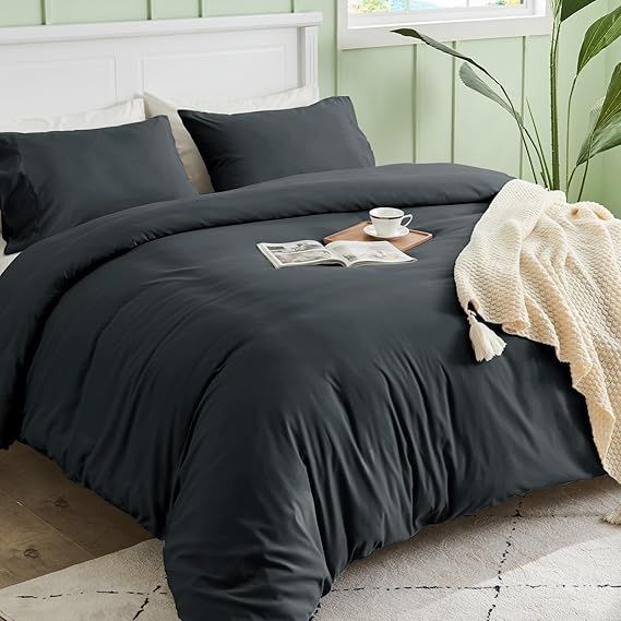 【在庫処分】HEVUMYI 掛け布団カバー シングル オールシーズン 吸水速乾 布団カバー ダブルファスナー 8箇所紐付き 掛ふとんカバー 丸洗いOK ピーチスキン加工 長く使える摩擦耐久性（シング