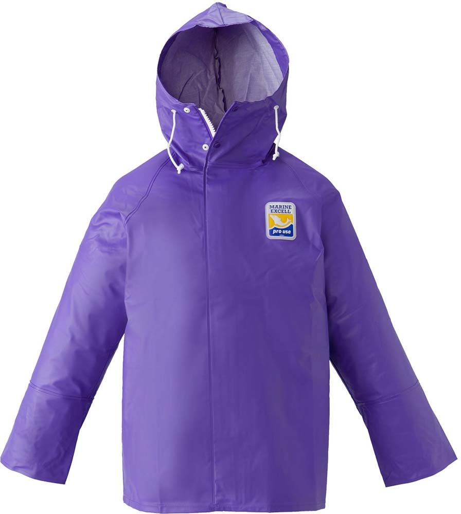 ロゴス LOGOS アウトドア マリンエクセル パーカー パープル LL ジャケット 撥水 防水 レイン 水産業 遠洋・中近海作業 湾岸作業 養殖業 水産加工業  12030931 ロゴス LOGOS アウトドア マリンエクセル パーカー パープル LL