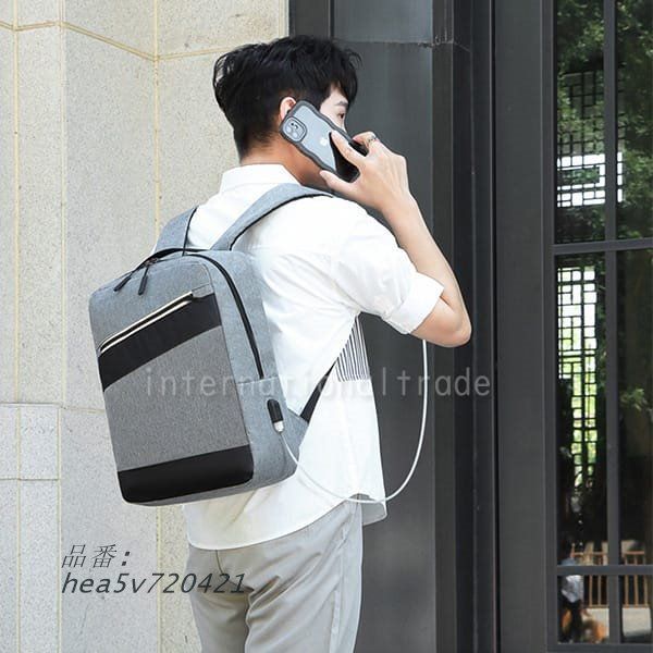 Y バッグ USB付きバックパック3点セット リュックサック メンズ レディース バッグ 鞄 ビジネスバック ビジネスリュック 大容量 防水 hea5v720421 DECORATOM_COM_BR