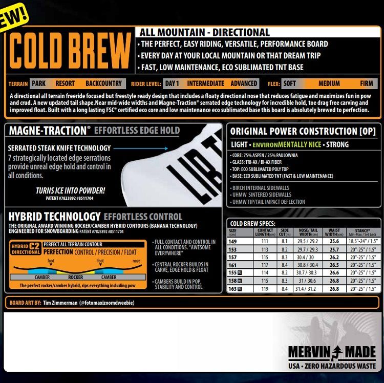 LIBTECH SNOWBOARD 24‐25 COLD BREW リブテック スノーボード コールド