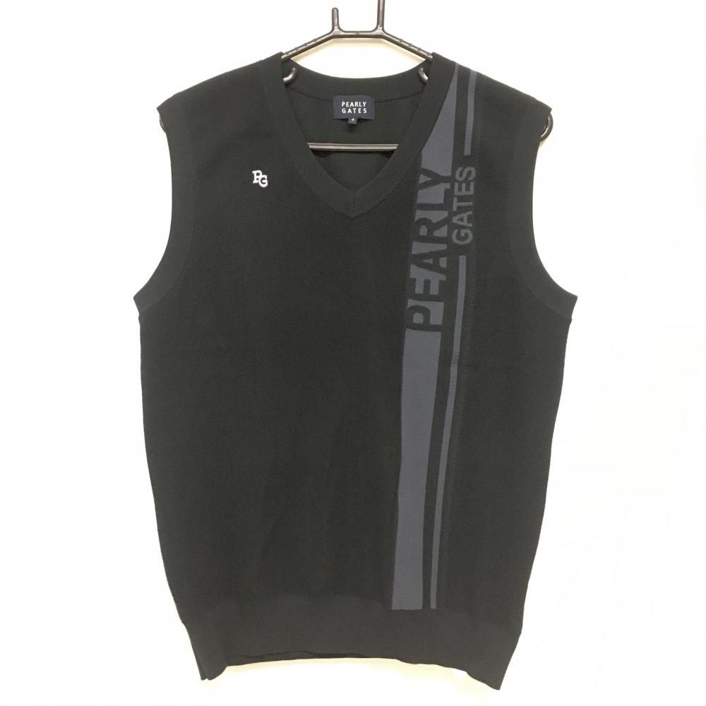 【新品未使用】パーリーゲイツ Vネック ベスト 14GジャガードVネックニットベスト | PEARLY GATES（パーリー