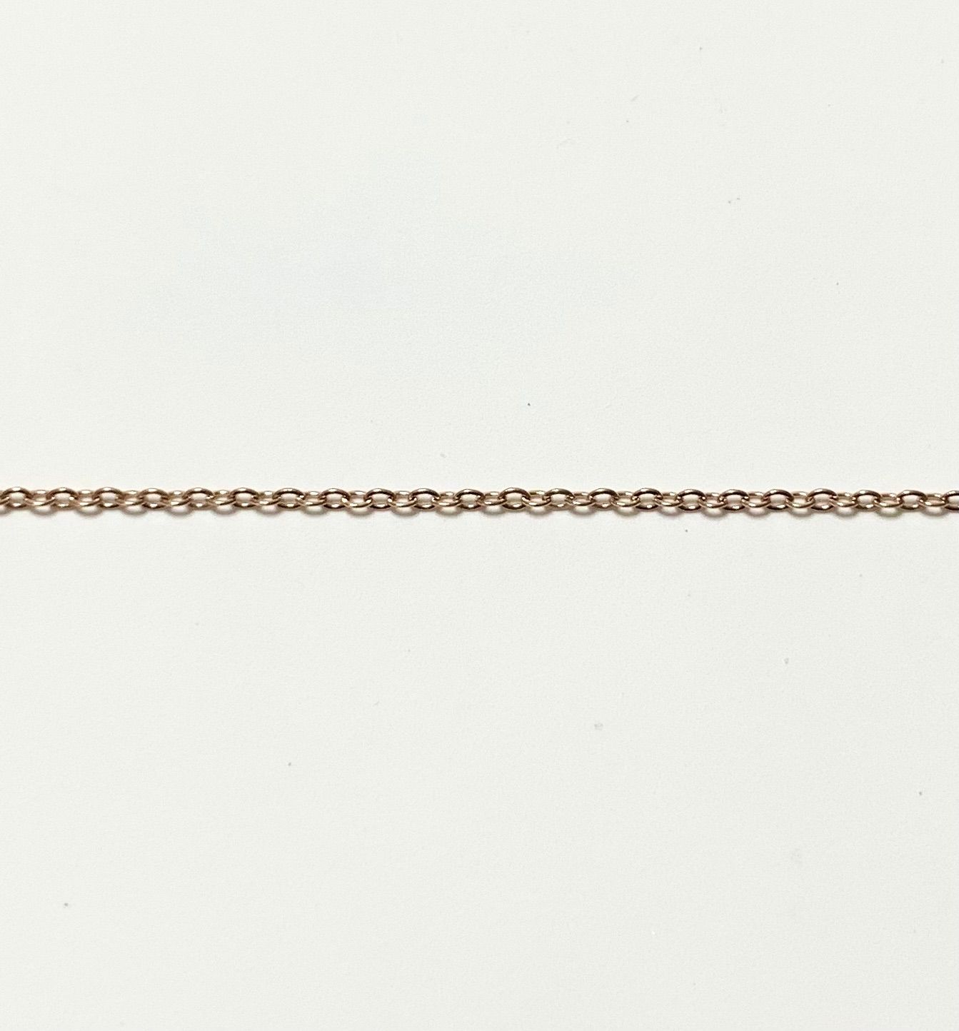 【 サージカルステンレス 316L 】 シンプル あずき チェーン ネックレス ( ピンクゴールド ) 金属アレルギー対応 / 錆びない つけっぱなし アクセサリー / ニッケルフリー / 送料無料 / ギフト ラッピング プレゼント