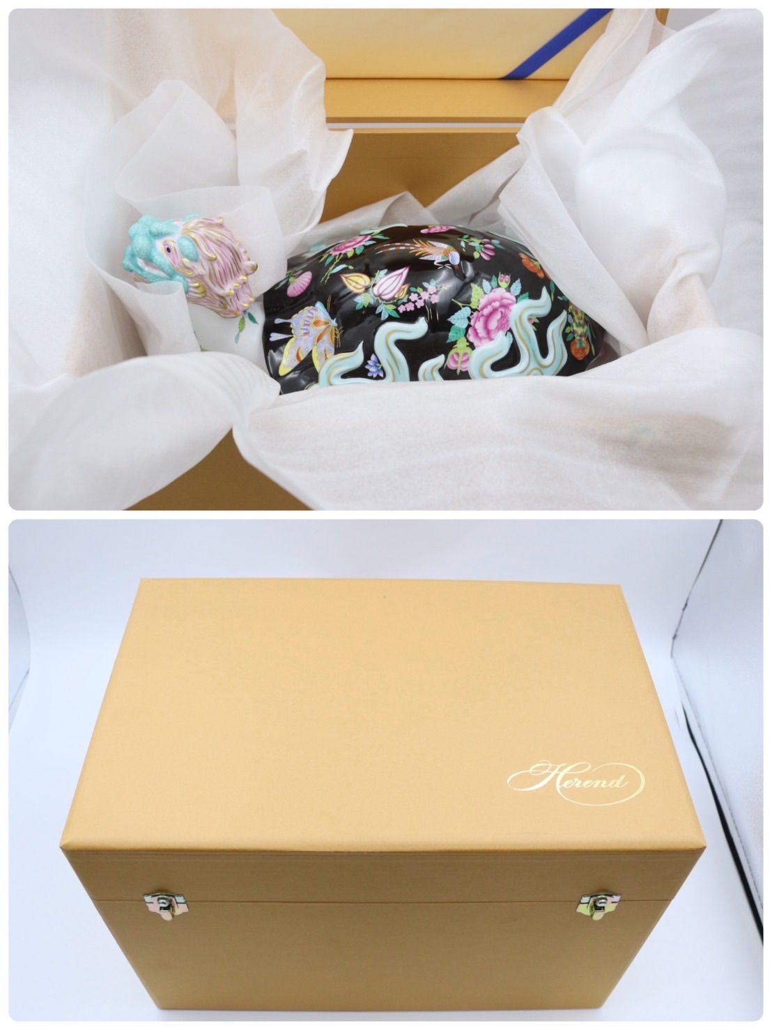 ヘレンド　ドラゴンタートル　龍亀　SP225VT 世界150体限定　陶器置物 希少 ヘレンド HEREND ドラゴンタートル 龍亀 SP225VT 世界150体