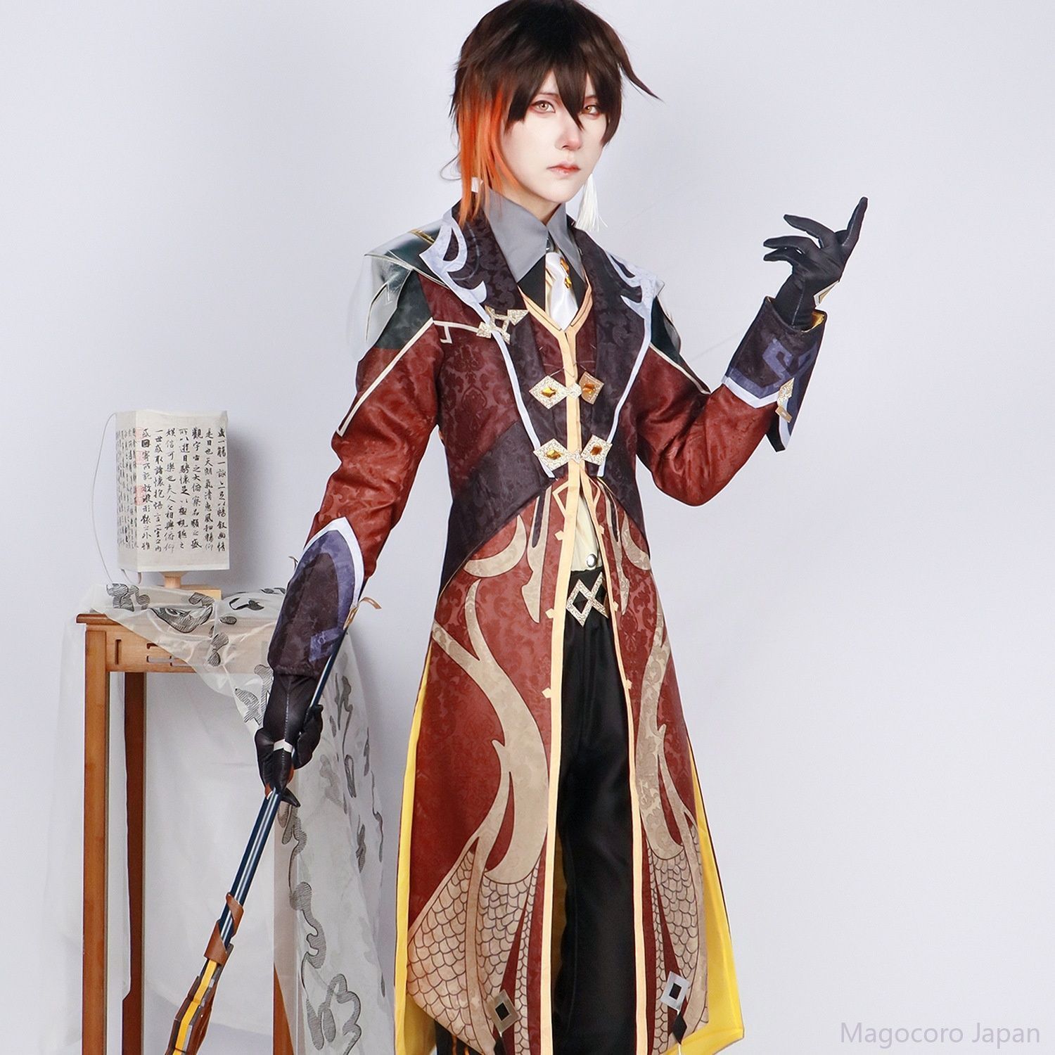 原神コスプレコスチューム鐘離衣装セットセットゲームコスプレコスプレ衣装岩王帝君