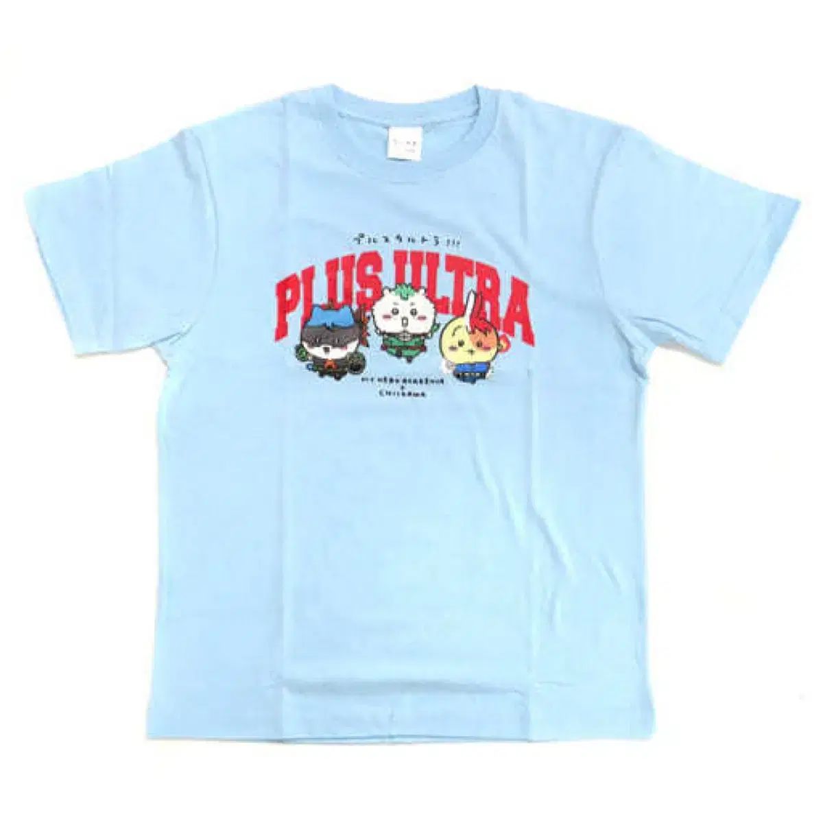 ちいかわ×僕のヒーローアカデミア ヒロアカコラボ Tシャツ Lサイズ 僕のヒーローアカデミア(ヒロアカ) ちいかわ コラボ 半袖 T