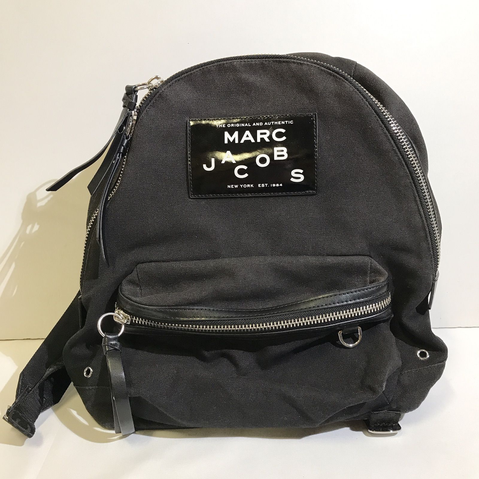 THE BACKPACK MARC JACOBS リュック 黒 ブラック レオパード