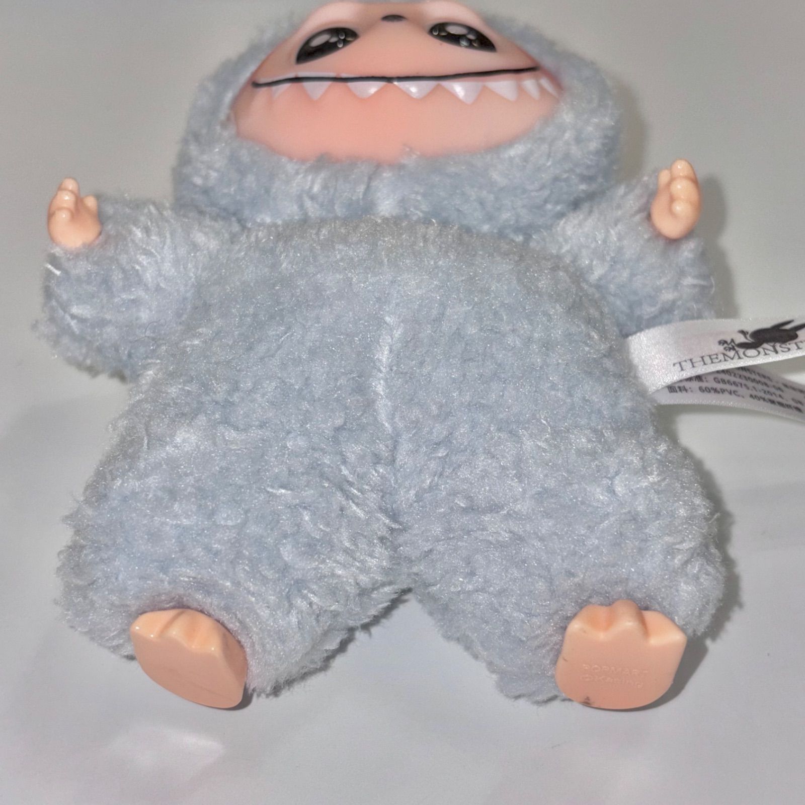 ラブブ風 ぬいぐるみキーホルダー ブルー - メルカリ