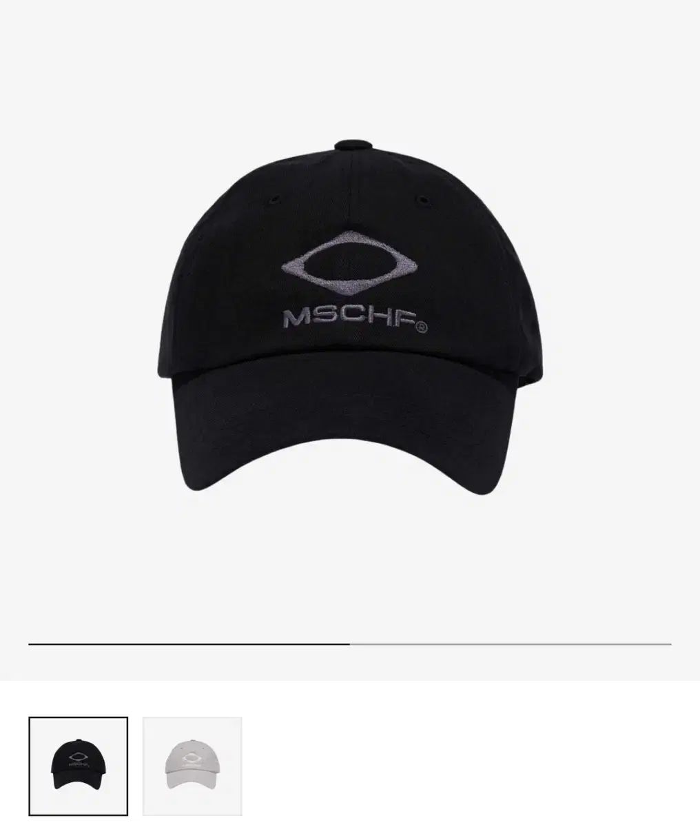 MISCHIEF ミスチーフ RHOMBUS ランバス コットン ボールキャップ チャコール