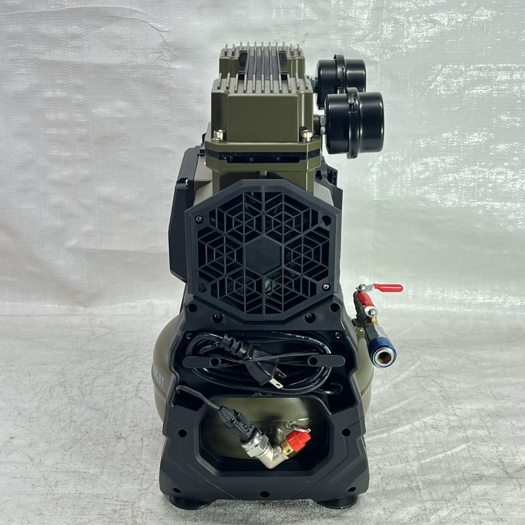  ♥品 エアーコンプレッサー 100 V 5 L アルミタンク オイルレス AC電源|バッテリー充電式ハイブリッド 静音 小型 軽量 業務用 HG- 530-4 コンプレッサー エアーツール