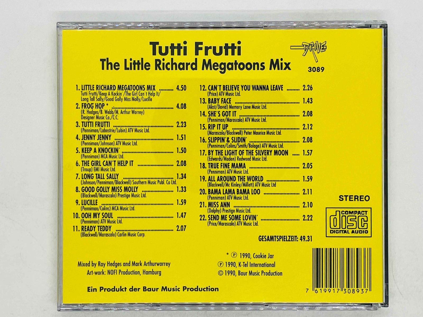 CD リトルリチャード / Tutti Frutti / The Little Richard Megatioons