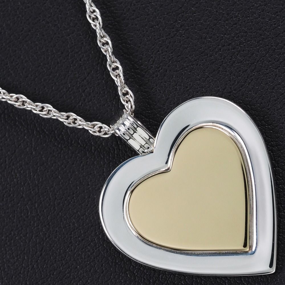 TIFFANY&Co.】ティファニー ハート コンビ ヴィンテージ シルバー9