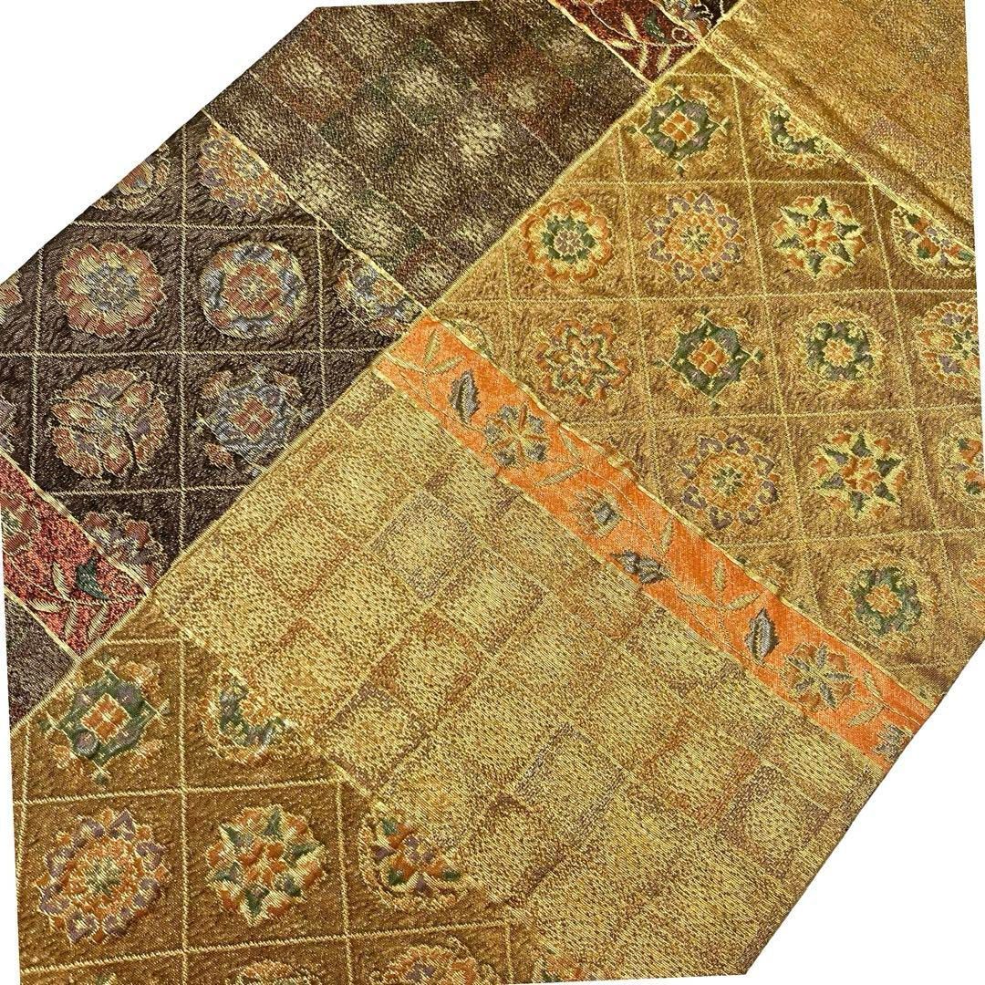 袋帯 天平飛鳥纐纈 美しい華柄模様 O-4133 - メルカリ 