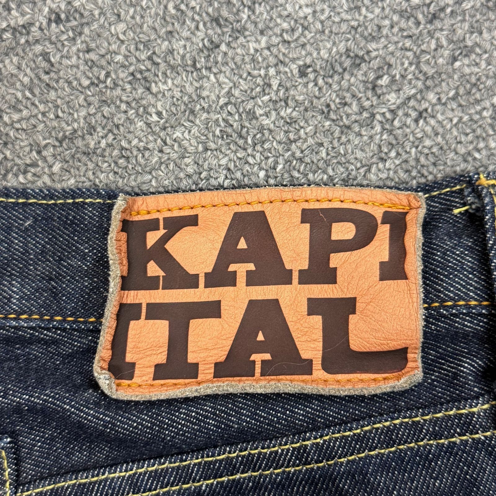 KAPITAL メキシカンタキシード ボーン刺繍 デニムパンツ