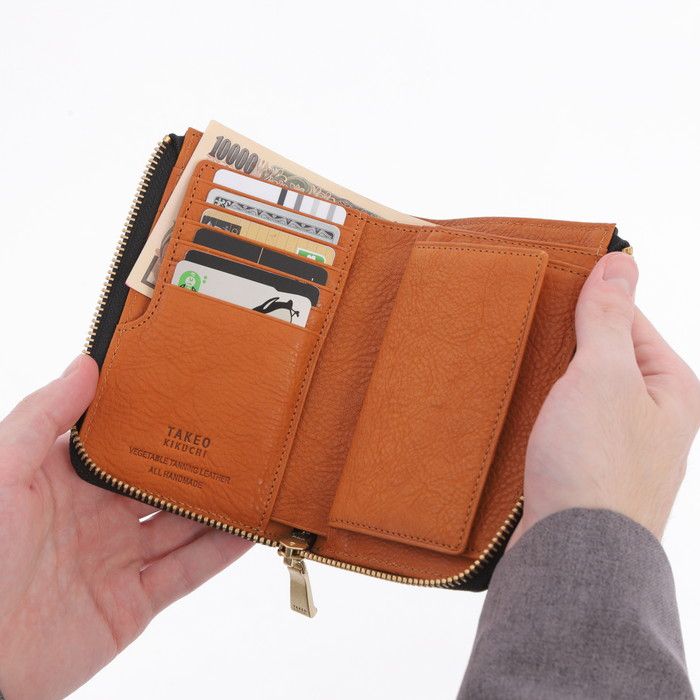 TAKEO KIKUCHI タケオキクチ タケオ キクチ ハーベイ 二つ折り財布