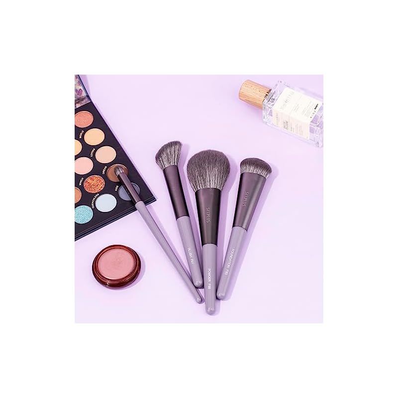 SIXPLUS 藤の花 シリーズ メイクブラシ4本セット フェイスブラシ