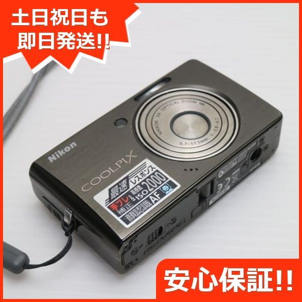 中古 COOLPIX S500 アーバンブラック 即日発送 Nikon デジカメ