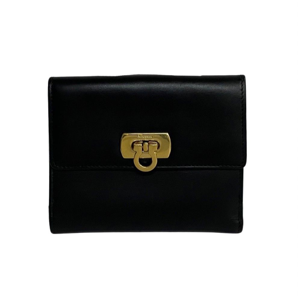 極 美品 保存箱付 Salvatore Ferragamo フェラガモ ガンチーニ
