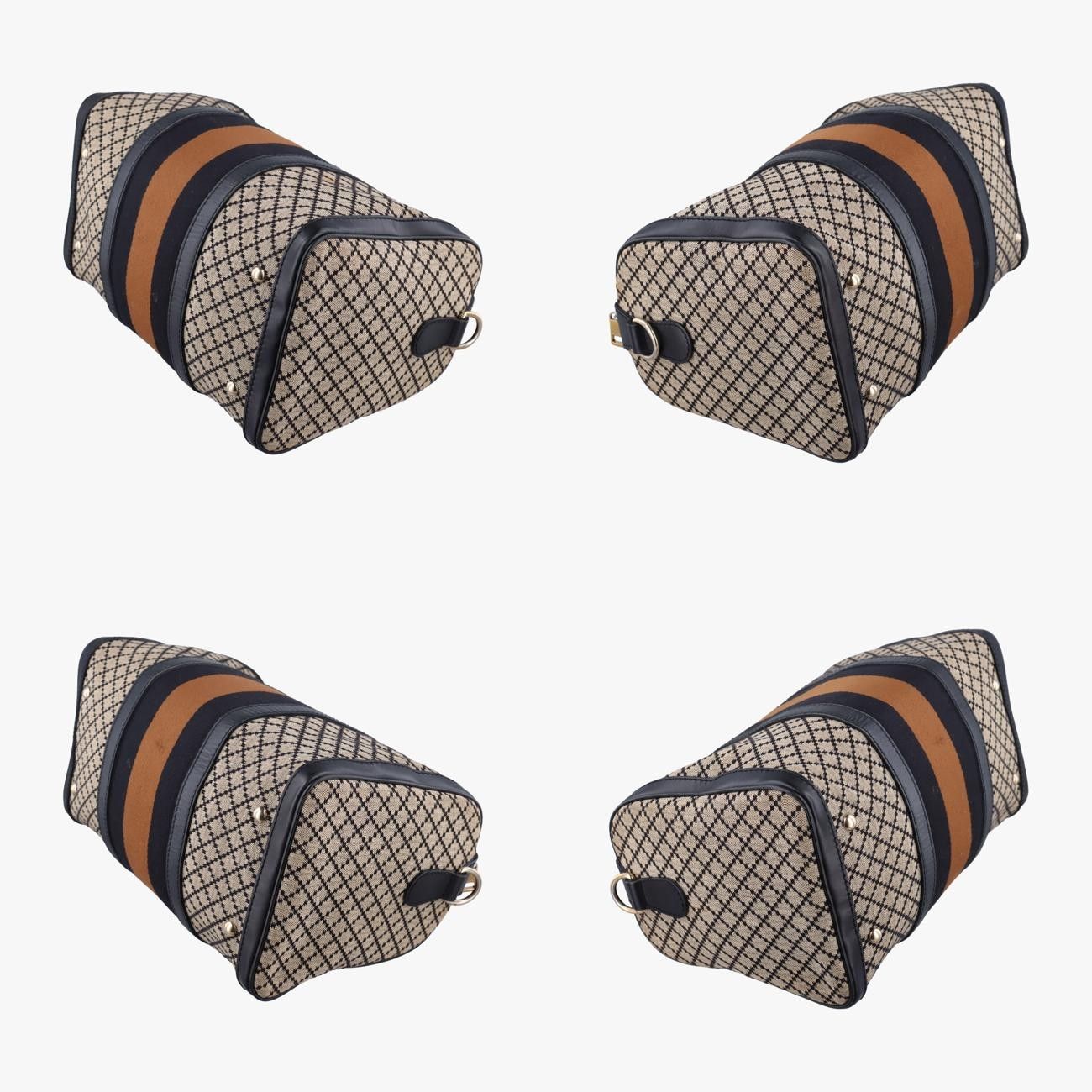 グッチGucciシェリーラインベージュ×ブラック×ブラウンファブリック247205F9862543