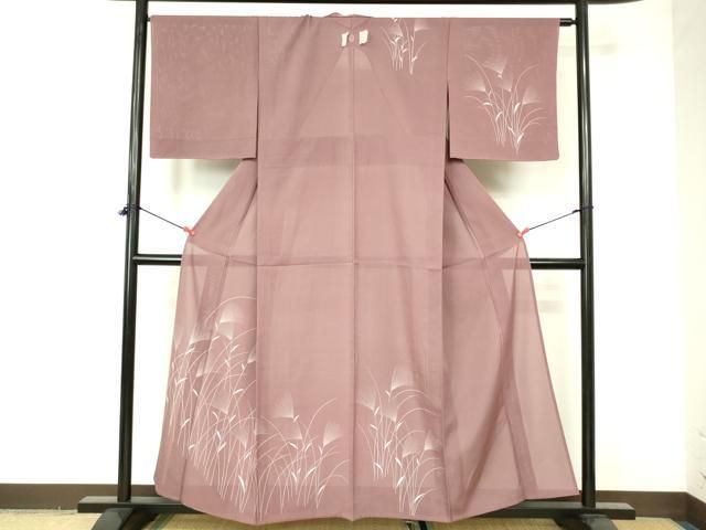 Shrimp【新品未使用極美品】訪問着フルセット　正絹　袷　和楽器文様 和遊館】EHB1497 仕立付！ゴールデンムガシルク糸使用花織お洒落