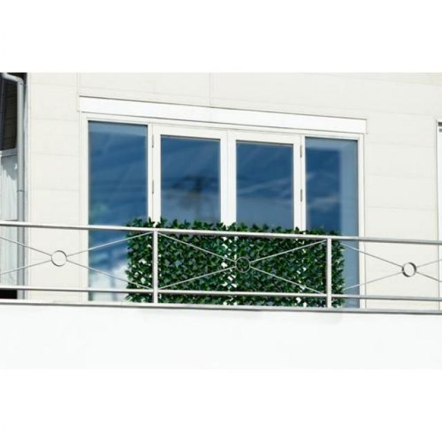 アイリスオーヤマ DECO GREEN 伸縮フェンス GF 180 DG ダークグリーン 120 45 cm～30 255 cm フェイクグリーン 目隠し 庭 ベランダ カーペットマット DIY作業用アクセサリー