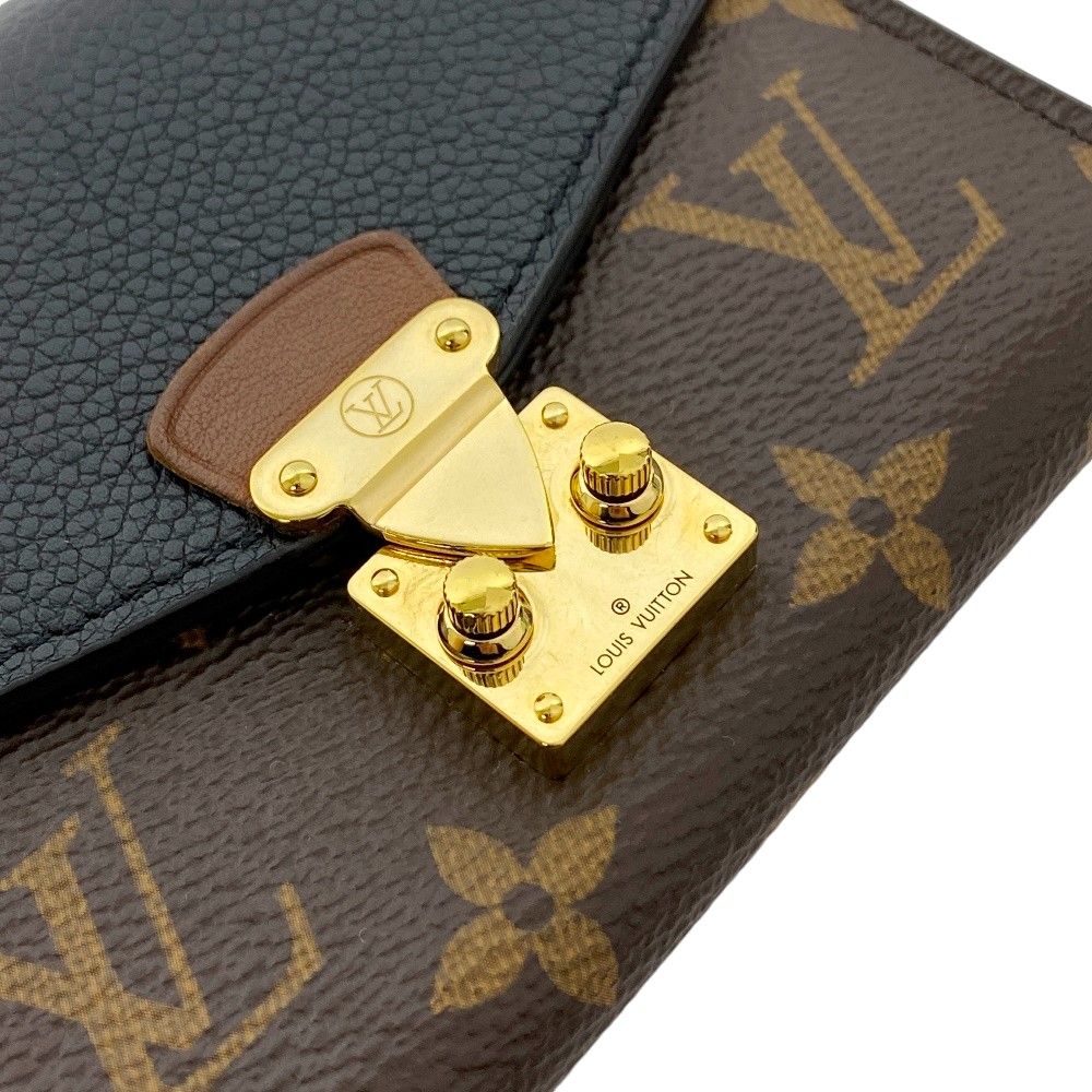 ■中古■　ルイヴィトン ポルトフォイユ パラス コンパクト 二つ折り財布 モノグラム ノワール M67479 【190766】 □中古□ ルイヴィトン ポルトフォイユ パラス コンパクト 二つ折り