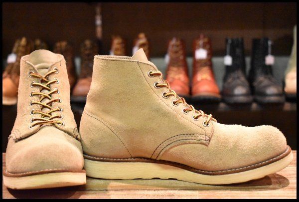 7.5E 04年 レッドウィング 8167 スエード アイリッシュセッター ホーソーンアビレーンラフアウト ブーツ redwing HOPESMORE FJ160