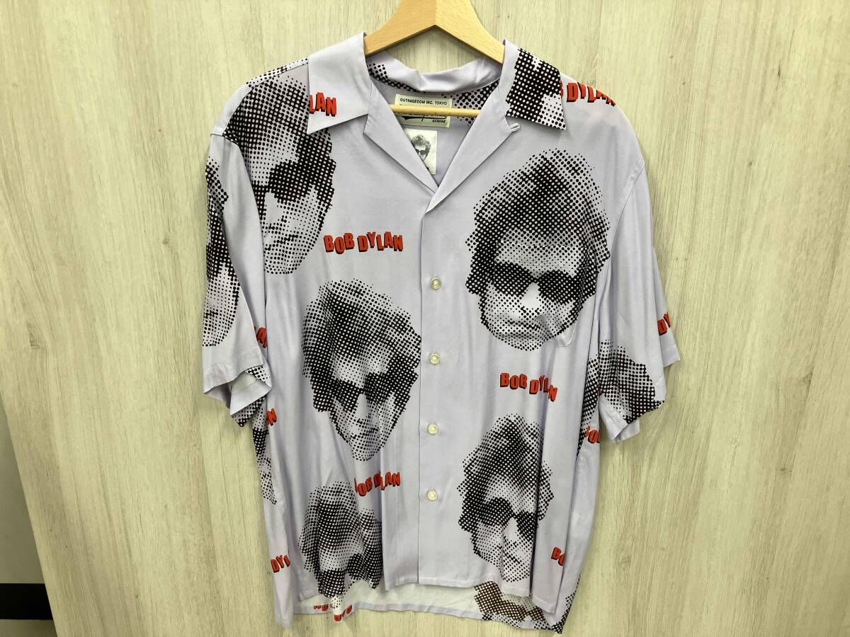 WACKO MARIA がしゃどくろ アロハシャツ ROOTS別注ダークグリーン