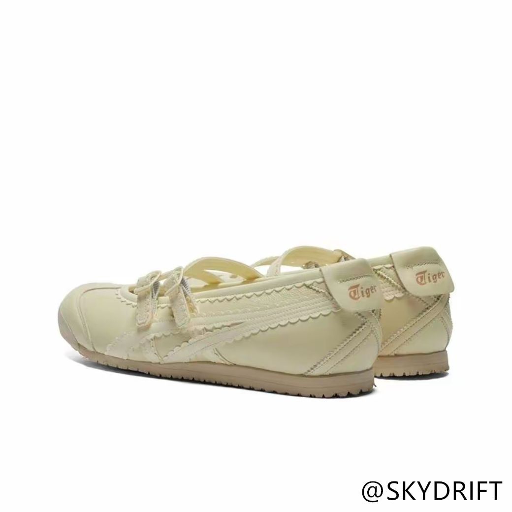 靴 MEXICO 66 TGRS IVORY/CREAM 24cm Onitsuka Tiger MEXICO 66 TGRS 'Ivory Cream' - Rainy Clouds OG