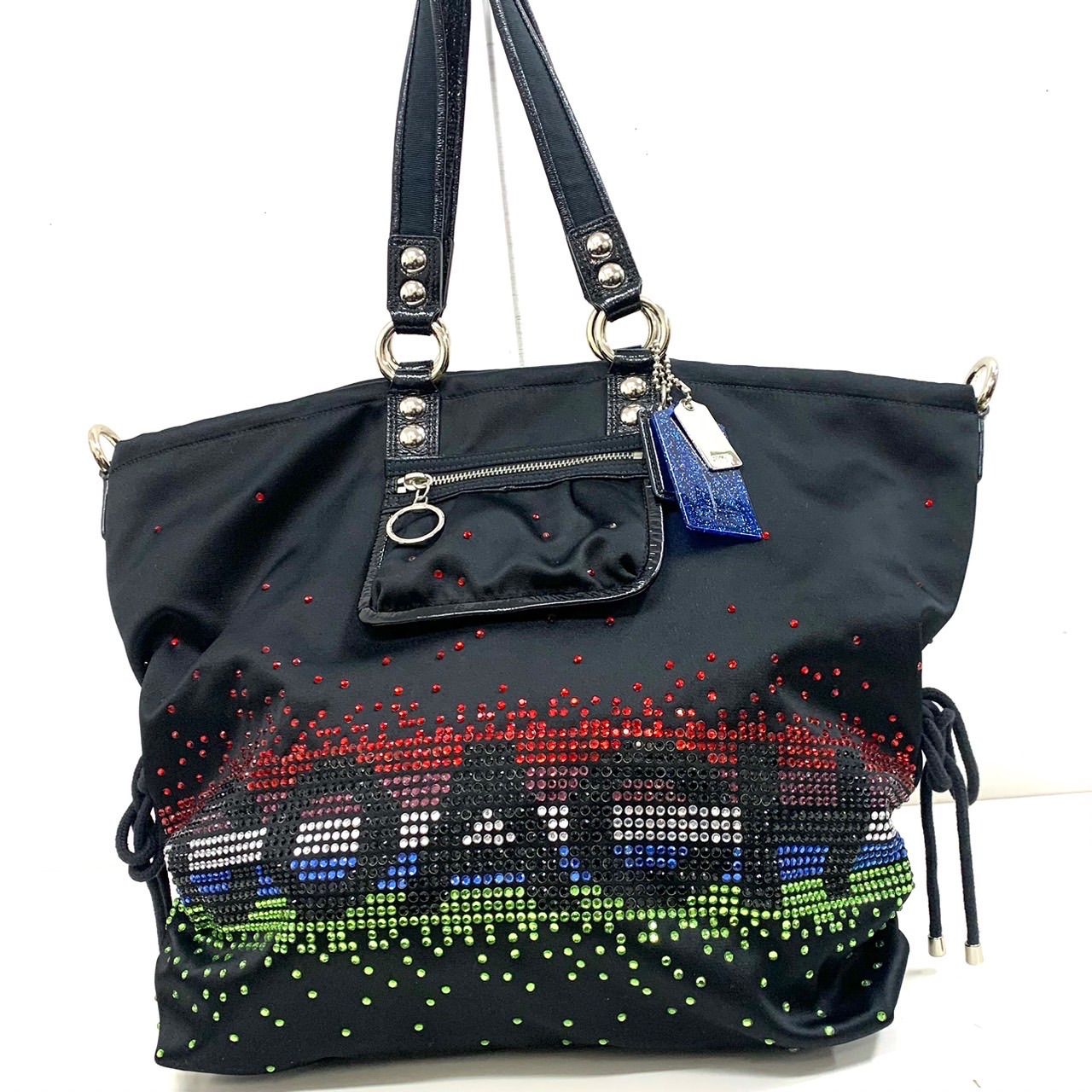 COACH 13841 ポピーラインストーンエクストララージ トートバッグ