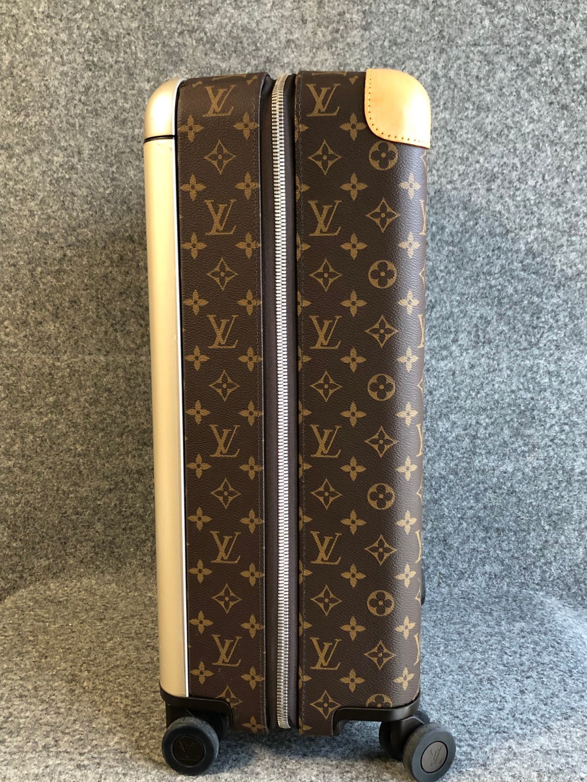 【本物保証】ルイ・ヴィトン Louis Vuitton ホライゾン55 キャリーケース 旅行鞄 TSAロック キャリーバッグ モノグラム ブラウン M23203【中古】