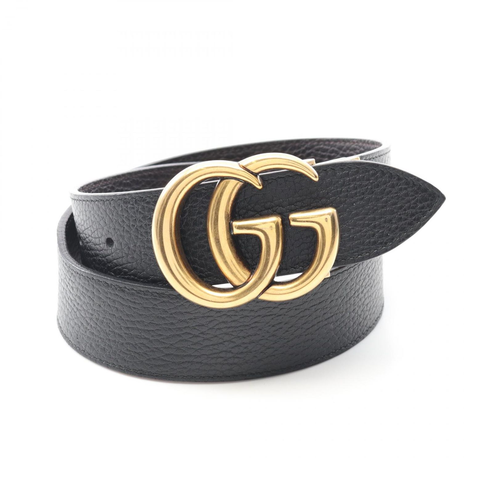 GUCCI グッチ ベルトGG マーモント レザーベルト (状態良好)