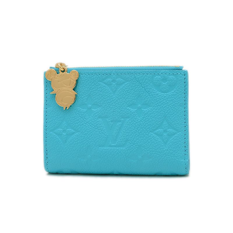 ルイ・ヴィトン LV×TM モノグラムアンプラント ポルトフォイユ リサ 二