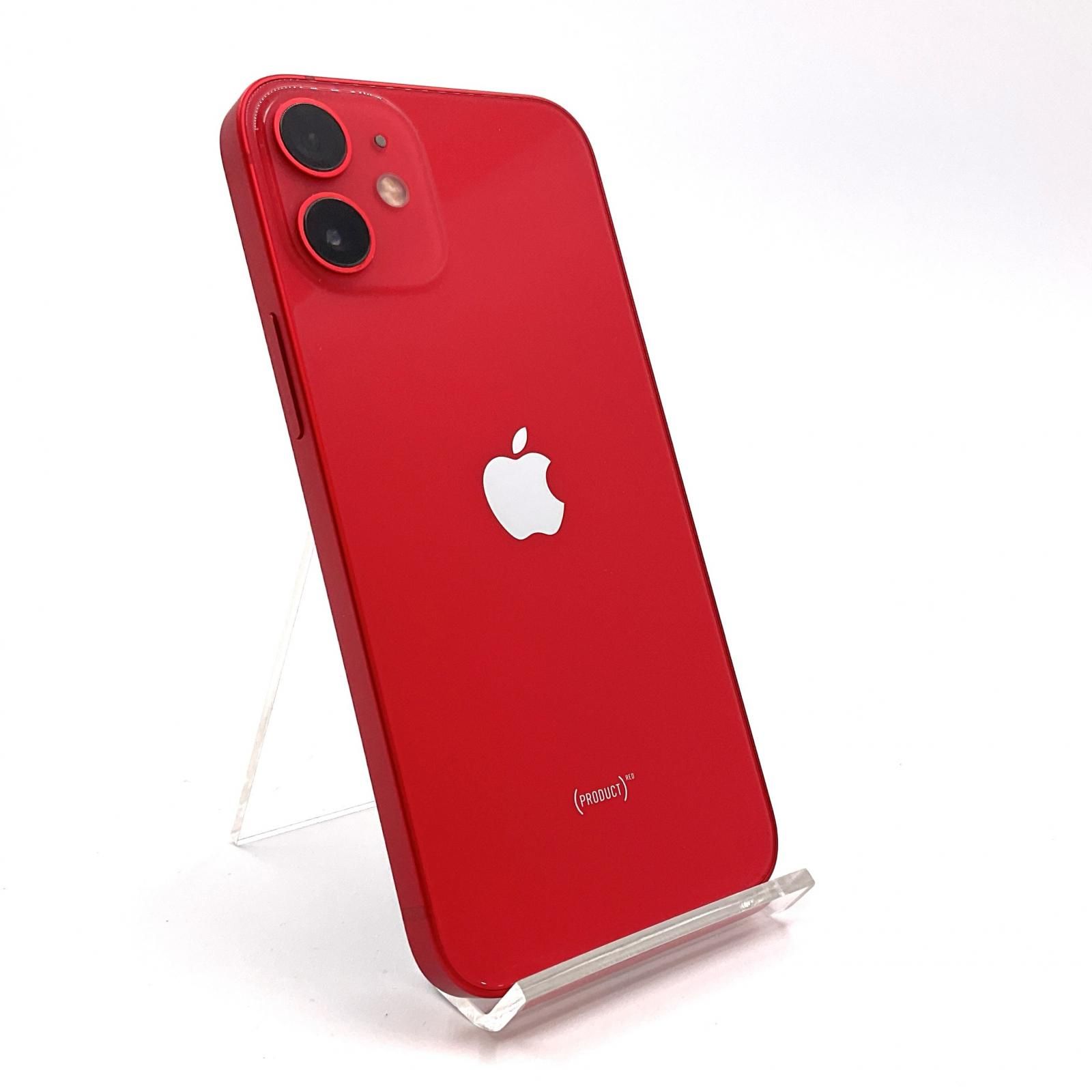 【全額返金保証】【最速発送】Apple iPhone 12 mini 128GB (PRODUCT)RED SIMフリー 美品 動作確認済 75%