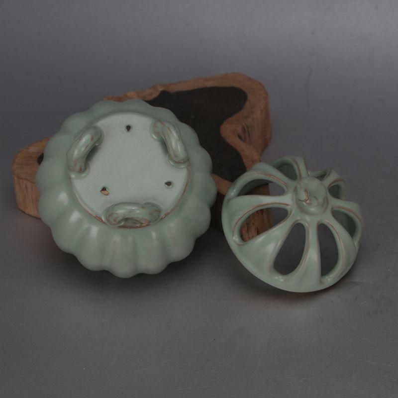 中国 汝窯 青磁 香炉 陶器 陶芸 香道具 仏具 官窯 青釉  猊香薫磁炉 中国 汝窯 青磁 香炉 陶器 陶芸 香道具 仏具 官窯 青釉 猊香薫磁炉