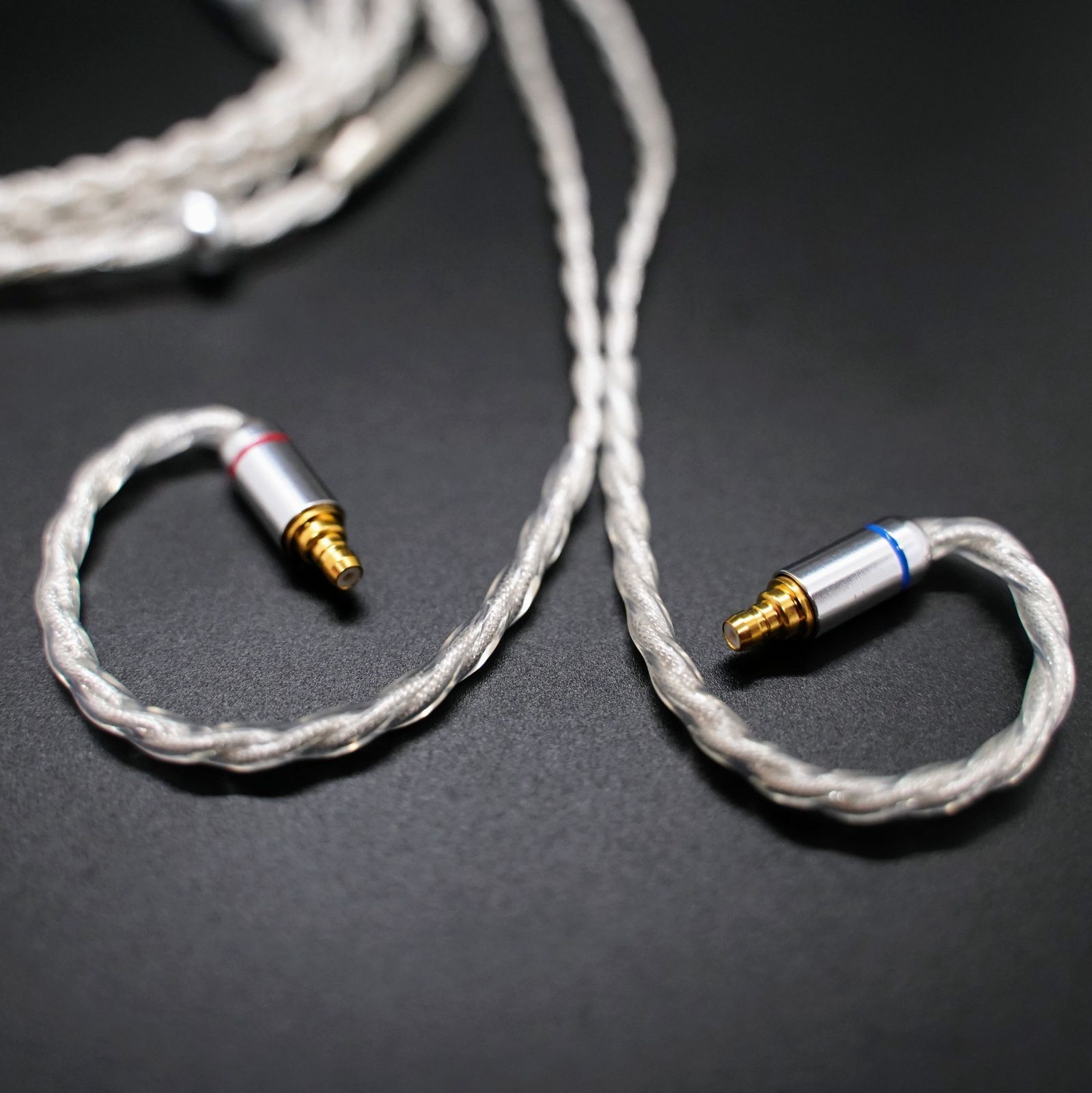 1点のみ】7N粒子単結晶銅銀メッキ リッツ構造ケーブル IE500 3.5mm